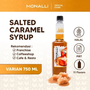 Monalli Syrup - 750 mL Salted Caramel Syrup