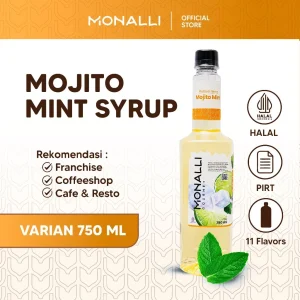 Monalli Syrup - 750 mL Mojito Mint Syrup