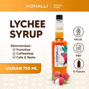 Monalli Syrup - 750 mL Lychee Syrup